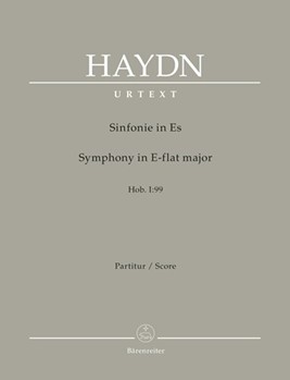 Londoner Symphony Nr. 7 E-flat major Hob.I:99 by Haydn Joseph for 2Fl/2Ob/2c