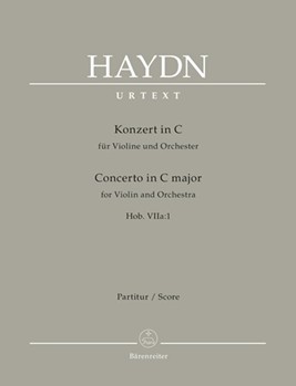 Concerto for Violin and Orchestra C major Hob. VIIa:1 by Haydn Joseph for V-Solo/2V/
