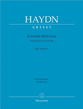 Il mondo della luna (Die Welt auf dem Monde) Hob. XXVIII:7 (1777) -Dramma giocoso in tre atti- by Haydn Joseph - Kluge Hans-Georg - for 2SSolo/ASo