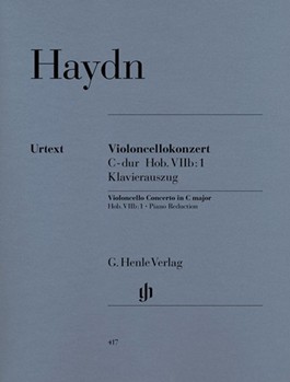 Concerto for Violoncello and Orchestra C major Hob.VIIb:1 by Haydn Joseph for Vc-Solo/2O