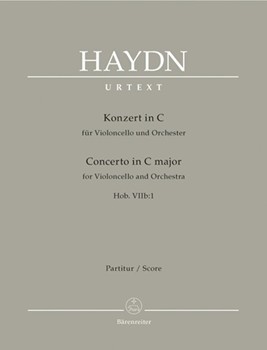 Cello Concerto In C Major HOB VIIb:1 by Haydn for Full Score