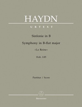 Symphony B-flat major Hob. I:85 "La Reine" by Haydn Joseph for Orch