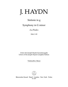 Symphony G minor Hob. I:83 "La Poule" by Haydn Joseph for
