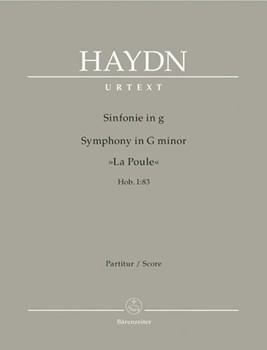 Symphony G minor Hob. I:83 "La Poule" by Haydn Joseph for Fl/Ob1/Ob2