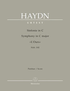 Symphony C major Hob. I:82 "L'Ours" by Haydn Joseph for Orch