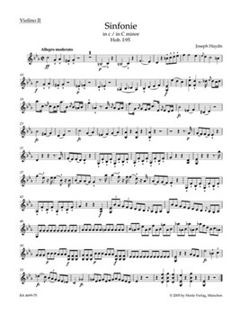 Symphony C minor Hob. I:95 by Haydn Joseph for