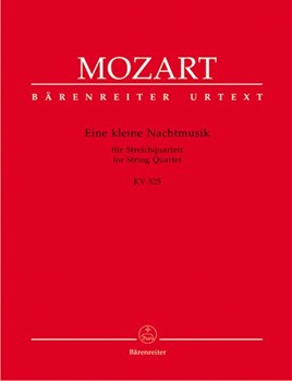 Eine Kleine Nachtmusik K.525 by Mozart Wolfgang Amadeus for Str Quartet