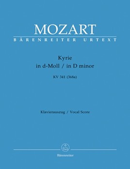 Kyrie In D Minor Kv 341 by Mozart Wolfgang Amadeus - Focke Martin - for SATB