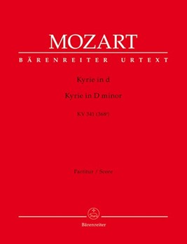 Kyrie D minor K. 341 (368a) by Mozart Wolfgang Amadeus for Mixed Choir