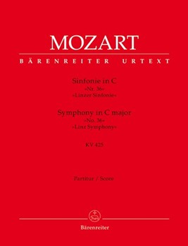 Symphony No 36 C Major by Mozart Wolfgang Amadeus - Schnapp - for Full Score