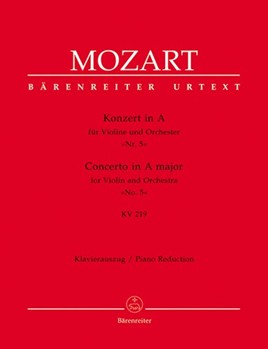 Concerto for Violin and Orchestra Nr. 5 A major K. 219 V-solo/2Ob