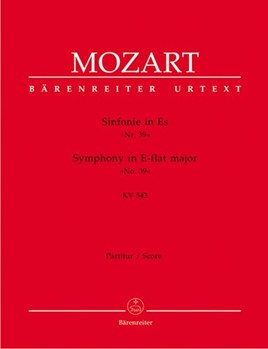 Symphony #39 in Eb Major K543 by Mozart Wolfgang Amadeus for Full Score