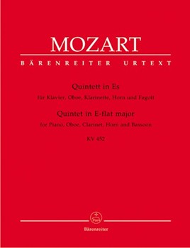 Quintet For Woodwinds & Piano by Mozart Wolfgang Amadeus for Woodwind Quartet w/