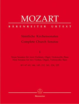Church Sonatas Complete Vol.1 by Mozart Wolfgang Amadeus for Str Quartet W (Book 1)