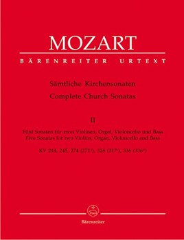 Church Sonatas Complete Vol.2 by Mozart Wolfgang Amadeus for Str Quartet W (Book 2)