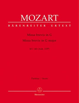 Missa brevis G major K. 140 (235d) by Mozart Wolfgang Amadeus for SSolo/ASol