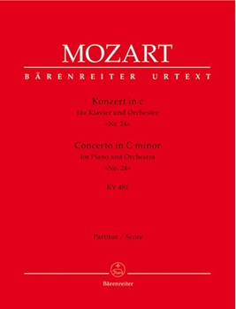 Concerto for Piano and Orchestra Nr. 24 C minor K. 491 by Mozart Wolfgang Amadeus for Piano-Solo