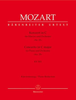 Concerto #25 K503 C Major by Mozart Wolfgang Amadeus for 2 Piano 4 Hands