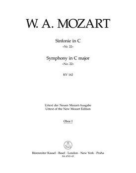 Symphony Nr. 22 C major K. 162 by Mozart Wolfgang Amadeus for