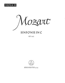Symphony Nr. 22 C major K. 162 by Mozart Wolfgang Amadeus for