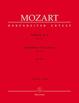 Symphony Nr. 25 G minor K. 183 (K.6: 173 dB) by Mozart Wolfgang Amadeus for 2Ob/2basso