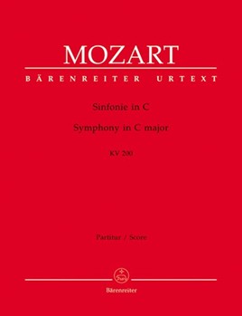 Symphony Nr. 28 C major K. 200(173e) by Mozart Wolfgang Amadeus for 2Ob/2Hn/2T