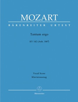 Tantum Ergo K142 by Mozart Wolfgang Amadeus - Kohs Andreas - for SATB