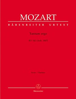 Tantum ergo K. 142 (Anh. 186d) by Mozart Wolfgang Amadeus for SSolo/Mixe