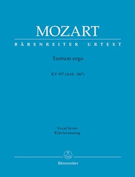 Tantum Ergo K197 by Mozart Wolfgang Amadeus - Kohs Andreas - for SATB
