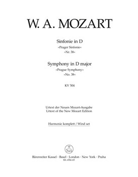 Symphony Nr. 38 D major K. 504 "Prague Symphony" by Mozart Wolfgang Amadeus for