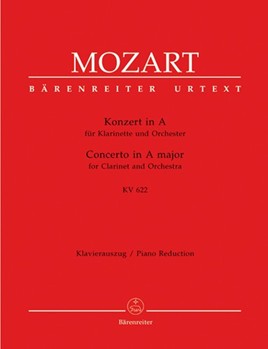 Concerto In A Major Kv622 by Mozart Wolfgang Amadeus for Clarinet Solo