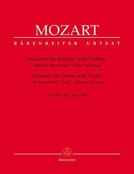 Sonatas For Violin & Piano Vol.1 by Mozart Wolfgang Amadeus - Mannheimparissalzb - for Violin and Piano