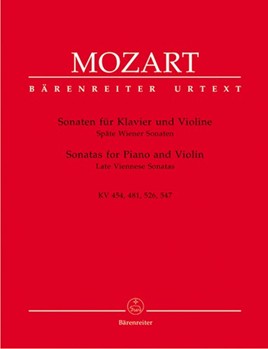 Sonatas For Violin & Piano Vol.3 by Mozart Wolfgang Amadeus - Late Viennese Sonata - for Violin