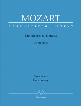 Misericordias Domini by Mozart Wolfgang Amadeus - Kohs Andreas - for SATB