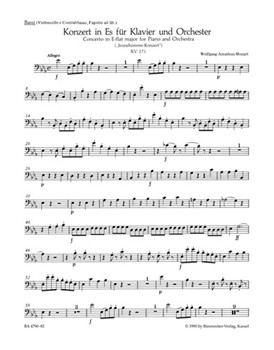 Concerto for Piano and Orchestra Nr. 9 E-flat major K. 271 "Jeunehomme" by Mozart Wolfgang Amadeus for