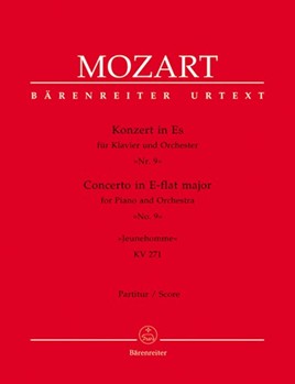 Concerto #9 K271 E-flat Major by Mozart Wolfgang Amadeus for Full Score