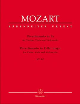 Divertimento In E-flat Major Kv563 by Mozart Wolfgang Amadeus - Berke Dietrich - for String Trio