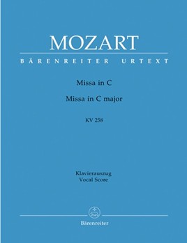 Missa C major K. 258 by Mozart Wolfgang Amadeus - Focke Martin - for SSolo/ASol