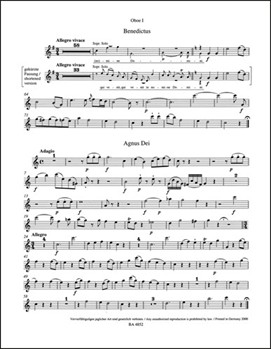 Missa C major K. 259 "Organ Solo Mass" by Mozart Wolfgang Amadeus for