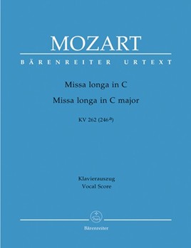 Missa Longa In C by Mozart Wolfgang Amadeus - Focke Martin - for SATB