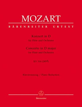 Concerto In D Major K 314 (285d) by Mozart Wolfgang Amadeus - Schelhaas Martin - for Flute and Piano