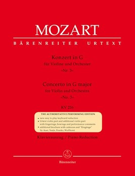 Concerto for Violin and Orchestra Nr. 3 G major K. 216 V-solo/2Ob