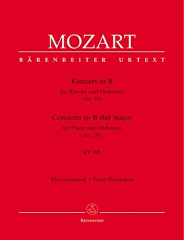 Concerto #27 K595 B Flat Major by Mozart Wolfgang Amadeus - Faber Jeanpierre - for 2 Piano 4 Hands