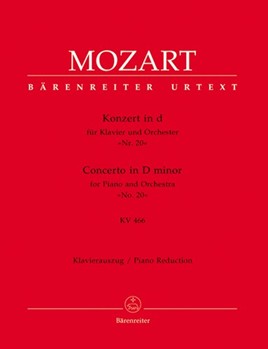 Concerto #20 K466 D Minor by Mozart Wolfgang Amadeus - Engel - for 2 Piano 4 Hands