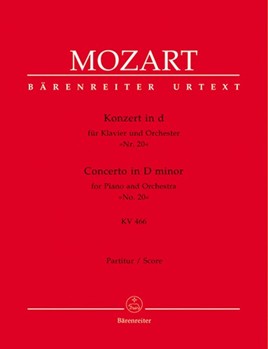 Concerto for Piano and Orchestra No 20 D minor K 466 by Mozart Wolfgang Amadeus for Piano-Solo