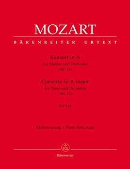 Concerto #12 K414 A Major by Mozart Wolfgang Amadeus - Barthel - for 2 Piano 4 Hands