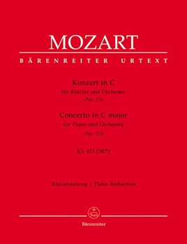 Concerto #13 K415 C Major by Mozart Wolfgang Amadeus - Woodfull-Harris Douglas - for 2 Piano 4 Hands