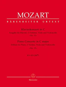 Concerto No. 13 C major KV 415 by Woodfull-Harris Douglas for Piano/2V/V