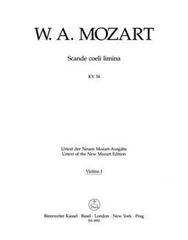 Scande coeli limina K. 34 by Mozart Wolfgang Amadeus for
