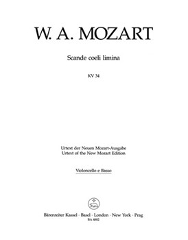 Scande coeli limina K. 34 by Mozart Wolfgang Amadeus for
